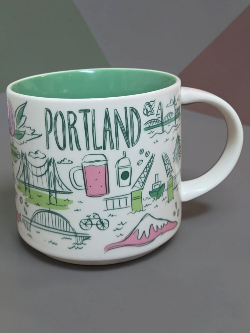 Starbucks Portland Been There Series 14oz Ceramic Mug